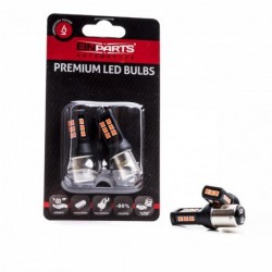 P21/5W LED Ĺžiarovky (21 x SMD 2835) ÄervenĂĄ CANBUS